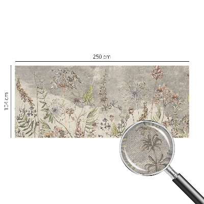 Stick-on wall mural Wild plants