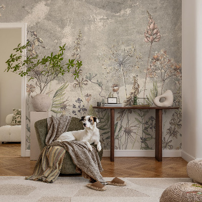Stick-on wall mural Wild plants