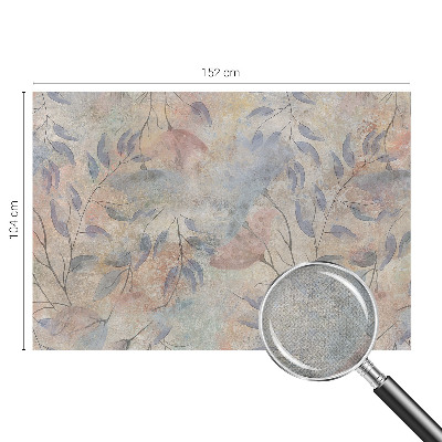 Removable wall mural Abstract leaves