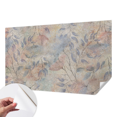 Removable wall mural Abstract leaves
