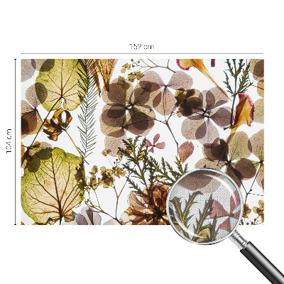 Removable wall mural wallpaper with a natural composition