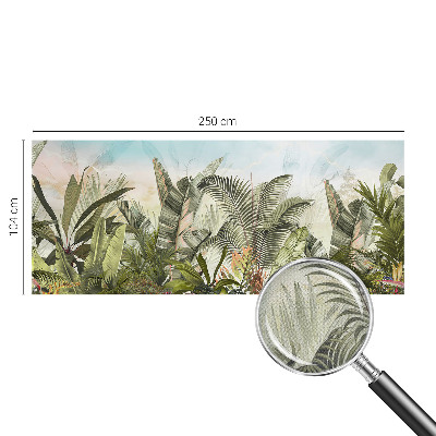Peel and stick wall mural for living room Tropical paradise