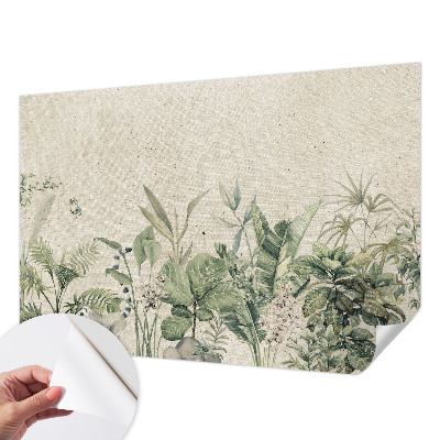 3D photo wallpaper mural Tropical jungle