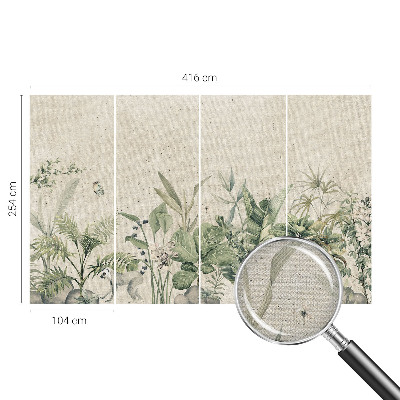 3D photo wallpaper mural Tropical jungle
