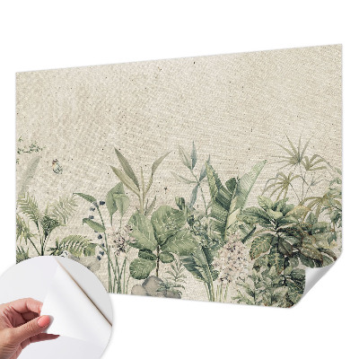3D photo wallpaper mural Tropical jungle