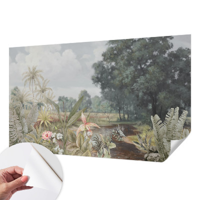 Nursery wall mural Exotic landscape
