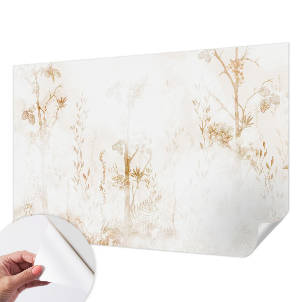 Baby room wall mural Botanical elegance