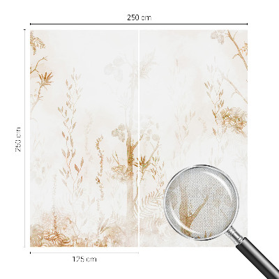 Baby room wall mural Botanical elegance
