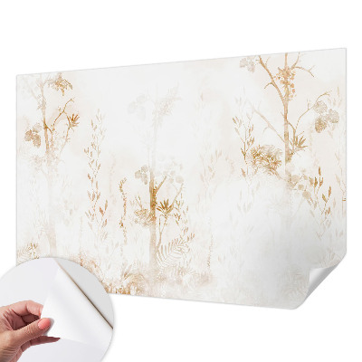 Baby room wall mural Botanical elegance