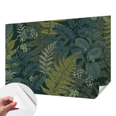 Self-adhesive wall mural Green elegance