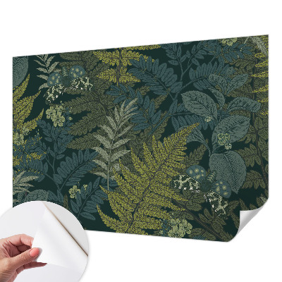 Self-adhesive wall mural Green elegance