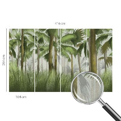 Peel and stick wall mural Tropical forest