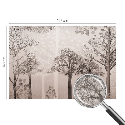 Self-adhesive photo wallpaper Delicate trees