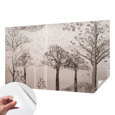 Self-adhesive photo wallpaper Delicate trees
