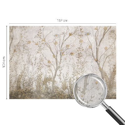 Stick-on wall mural A forest corner