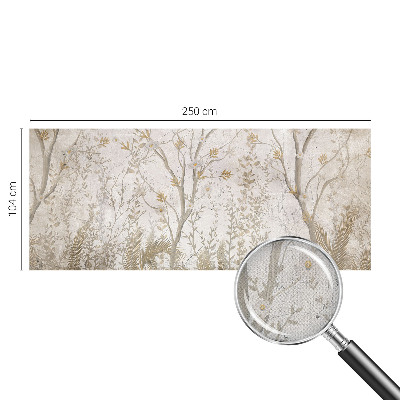 Stick-on wall mural A forest corner