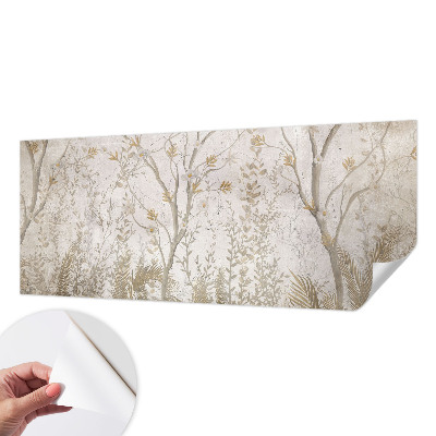 Stick-on wall mural A forest corner