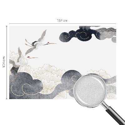 Removable wall mural Cranes in flight
