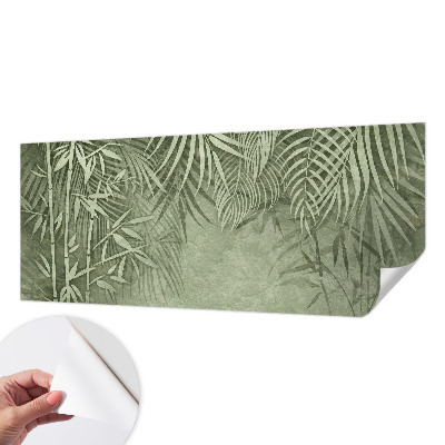 3D wall mural Bamboo paradise