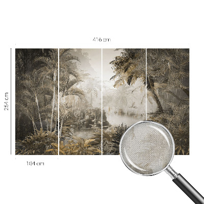 Nursery wall mural Tropical forest