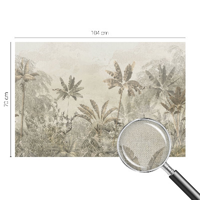 3D photo wallpaper mural Tropical jungle