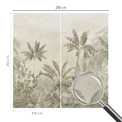 3D photo wallpaper mural Tropical jungle