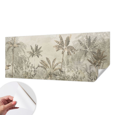 3D photo wallpaper mural with a tropical jungle design