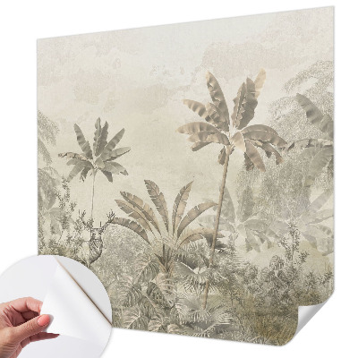 3D photo wallpaper mural Tropical jungle