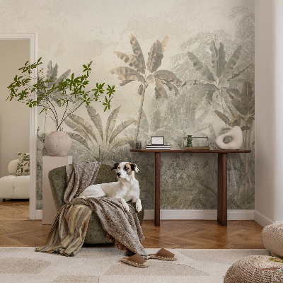 3D photo wallpaper mural Tropical jungle