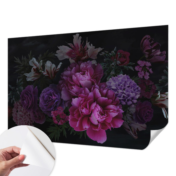 Baby room wall mural Floral elegance