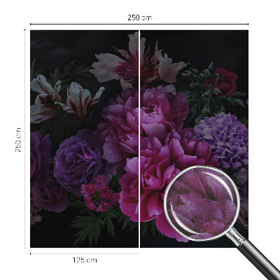 Baby room wall mural Floral elegance