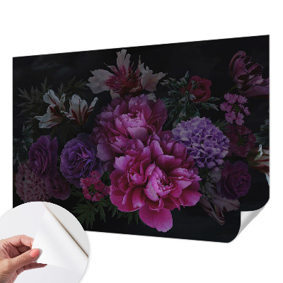 Baby room wall mural Floral elegance