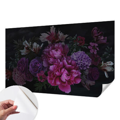 Baby room wall mural Floral elegance