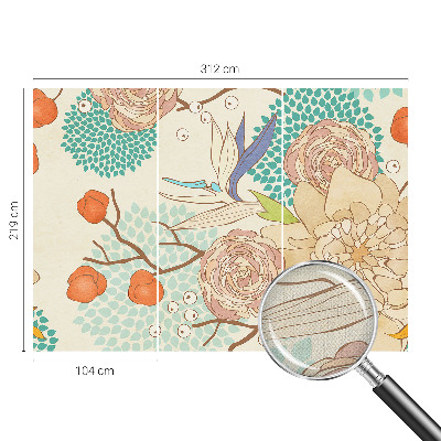 Self-adhesive photo wallpaper Floral fantasy