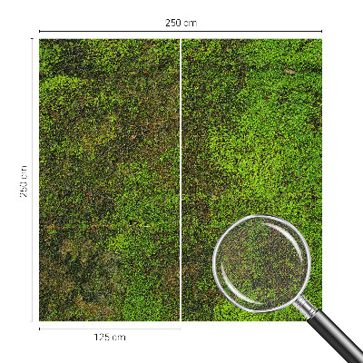 Removable wall mural wallpaper Green carpet