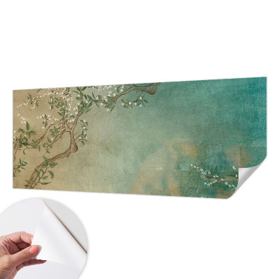 Peel and stick wall mural for bedroom Floral harmony