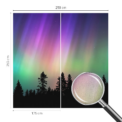 Peel and stick wall mural for living room Magical sky