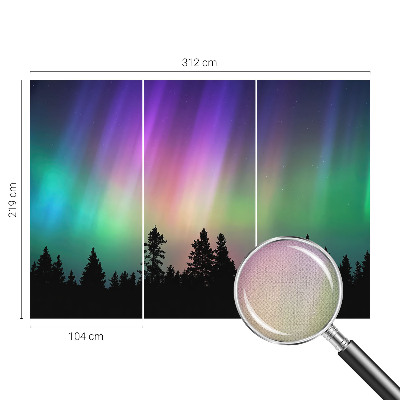Peel and stick wall mural for living room Magical sky