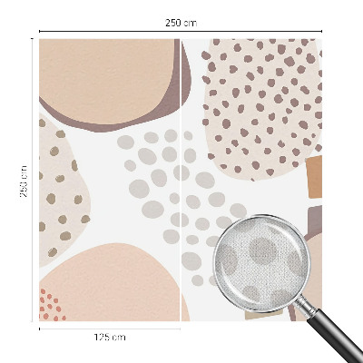 Peel and stick wall mural for kids' room Subtle dots