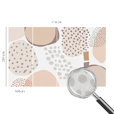 Peel and stick wall mural for kids' room Subtle dots