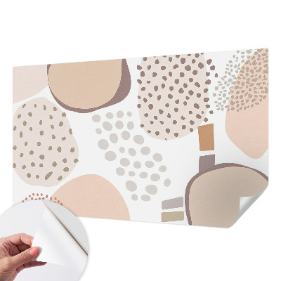 Peel and stick wall mural for kids' room Subtle dots
