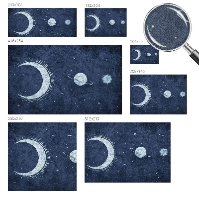 Peel and stick wall mural Star motif