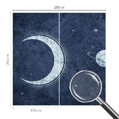 Peel and stick wall mural Star motif