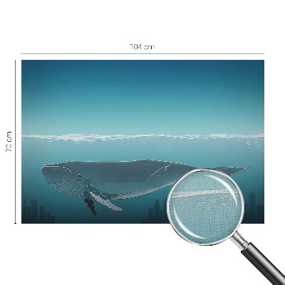 Peel and stick wallpaper mural with the Water Harmony design