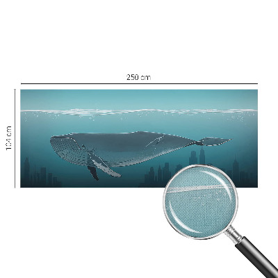 Peel and stick wallpaper mural with the Water Harmony design