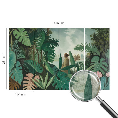 Self-adhesive wall mural Exotic jungle