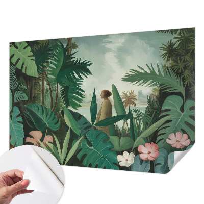 Self-adhesive wall mural Exotic jungle