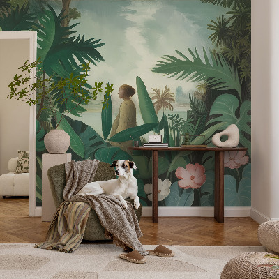 Self-adhesive wall mural Exotic jungle
