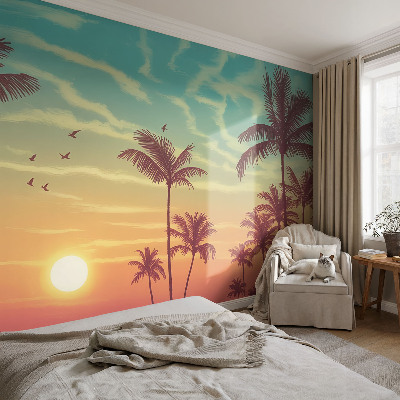 Self-adhesive photo wallpaper Tropical landscape