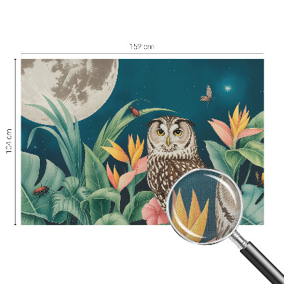 Peel and stick wall mural for bedroom Moon Safari